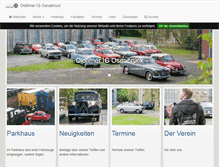 Tablet Screenshot of oldtimer-ig-osnabrueck.de